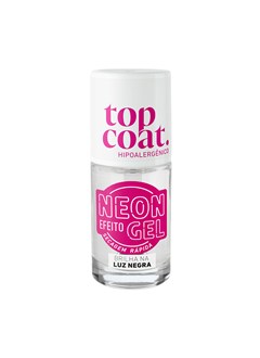 TOP COAT BLANT EFEITO GEL NEON 8,5ML