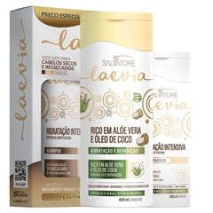 SHAMPOO 400ML + CONDICIONADOR 180ML SALVATORE LAEVIA HIDRATAÇÃO INTENSIVA