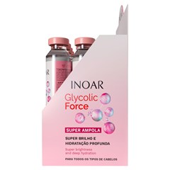 DISPLAY INOAR AMPOLA GLYCOLIC FORCE  45ML X 12UN