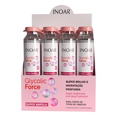 DISPLAY INOAR AMPOLA GLYCOLIC FORCE  45ML X 12UN